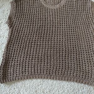 Blu Pepper Taupe Knit Women's Sweater
